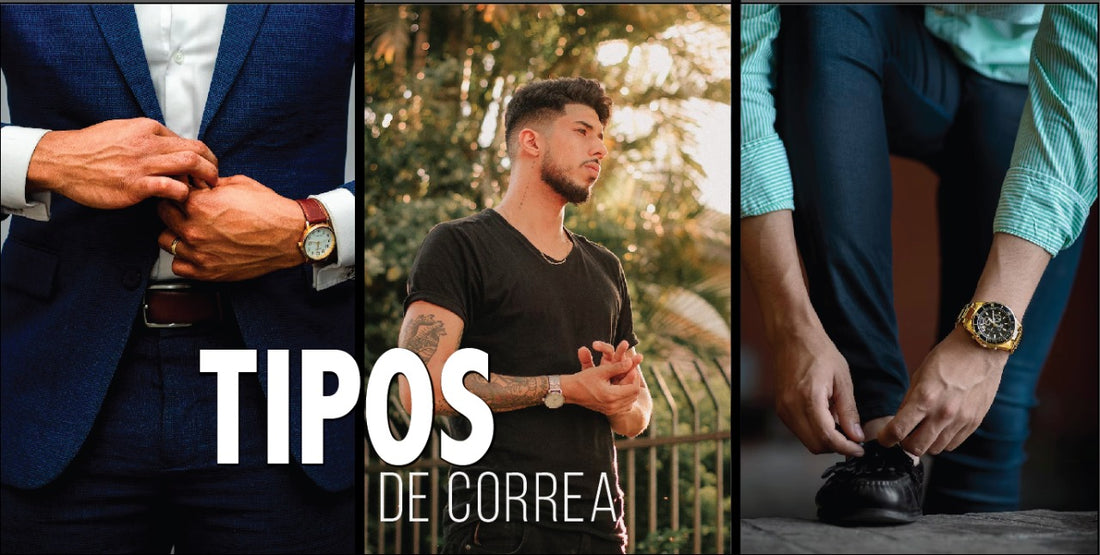 Tipos de correas en relojes