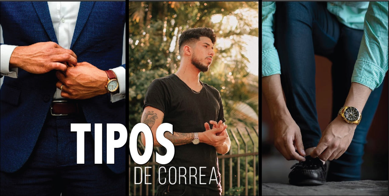 Tipos de correas en relojes