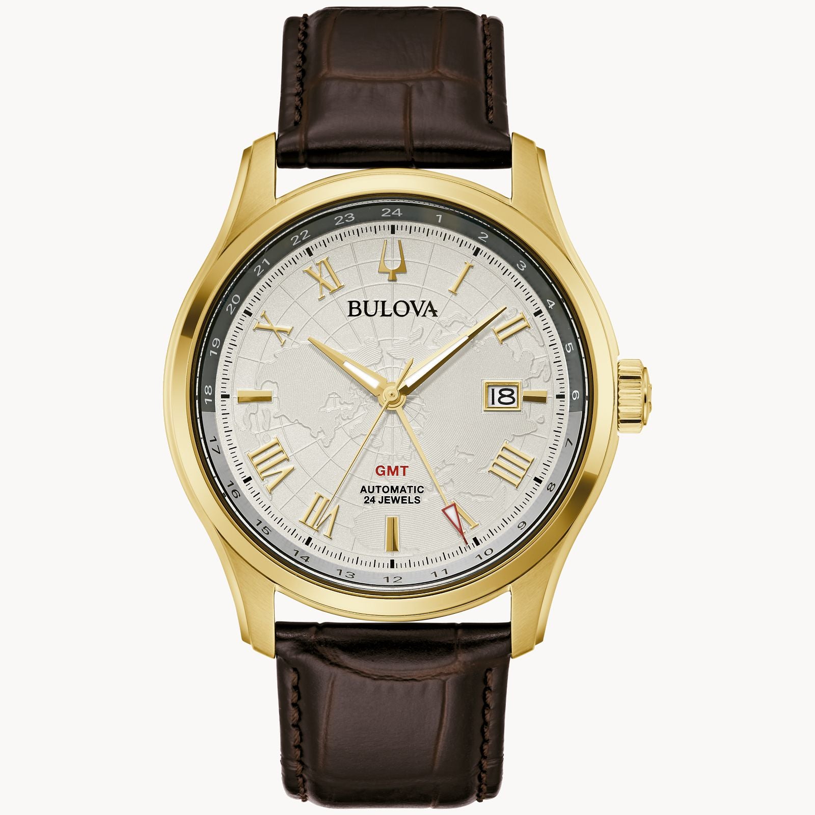 Bulova Wilton Gmt Caballero 97B210